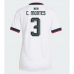 Maillot de foot Mexique Cesar Montes #3 Extérieur vêtements Femmes Monde 2026 Manches Courtes